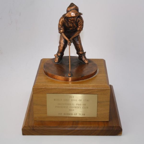 1988 Pinehurst CC Invitational Pro-Am Putter Boy Trophy - 1st Runner-Up