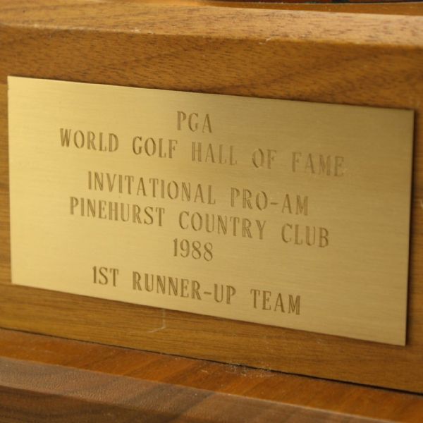 1988 Pinehurst CC Invitational Pro-Am Putter Boy Trophy - 1st Runner-Up