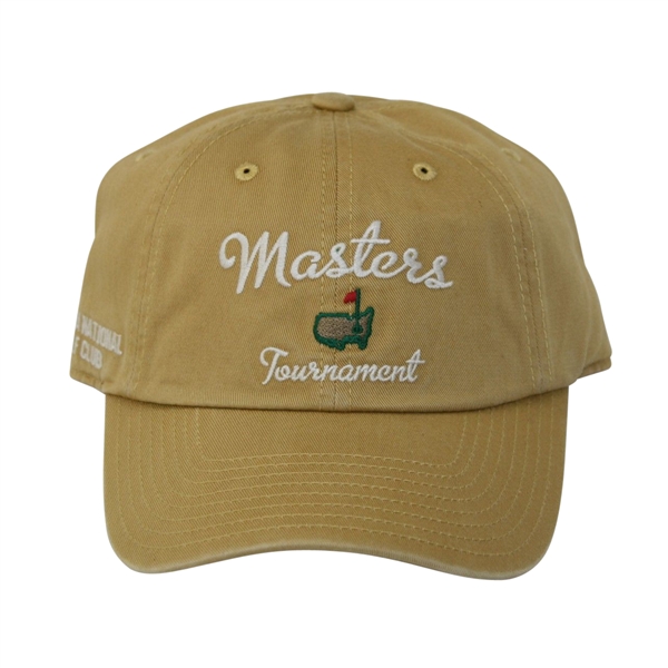 Gold Masters Logo Slouch Hat - From Club Pro Shop