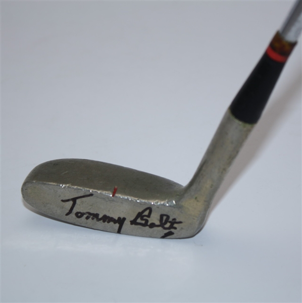 Tommy Bolt Signed Golf Bag with Clubs, Signed Putter, and Signed Wood JSA COA