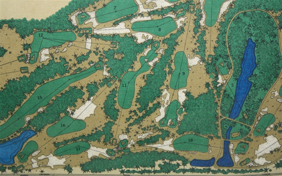 Undated Framed Print of Pine Valley Golf Club