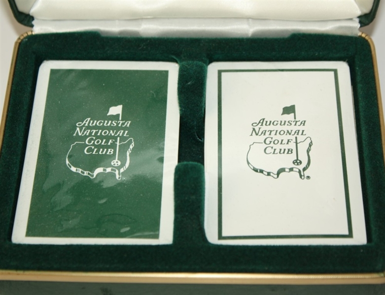 Augusta National Kem Card Set inside Leather Casing