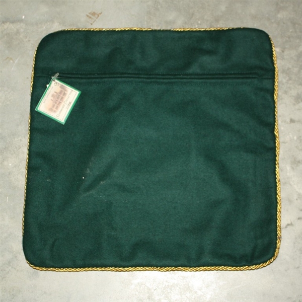 Augusta National Green Pillow Case with Gold Etching