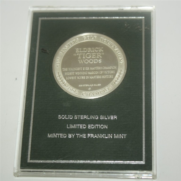 The Suppressed Tiger Woods Eyewitness Commemorative Sterling Silver Medal