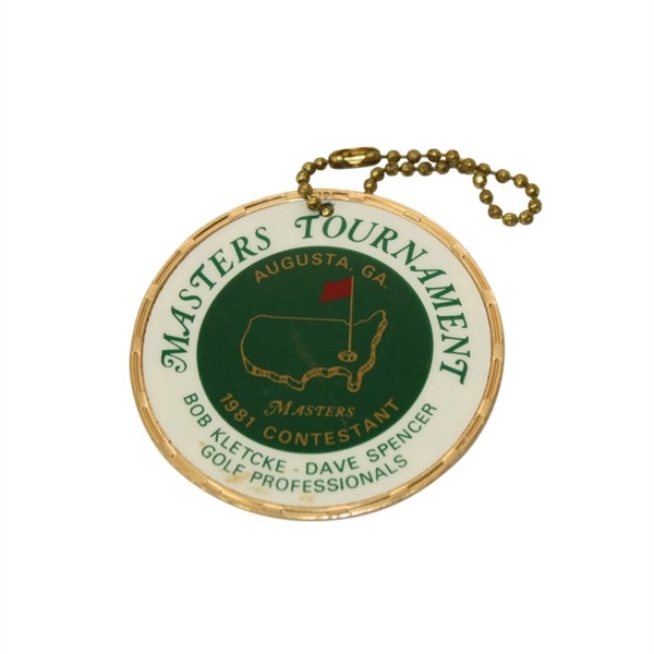 1981 Masters Competitor Bag Tag - Graham