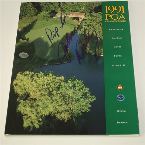 John Daly Signed 1991 PGA Championship Program JSA COA