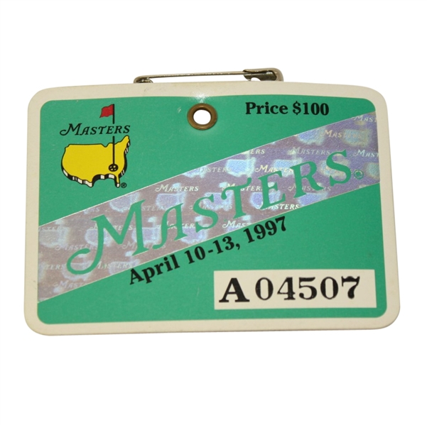1997 Masters Tournament Badge - #4507