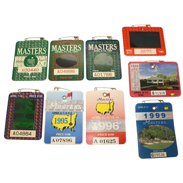 1990-1999 Masters Tournament Badges - No 1997