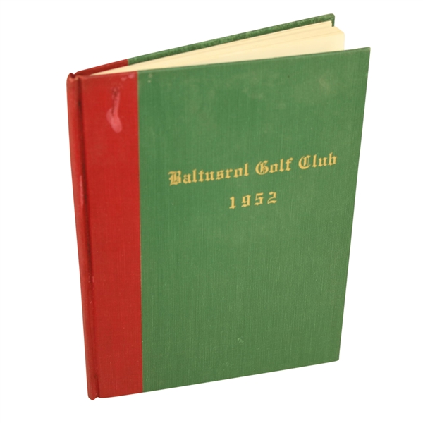 1952 Baltusrol Golf Club Book