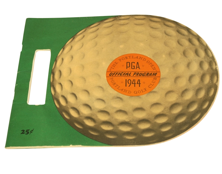 1944 PGA Official Program - Portland Golf Club