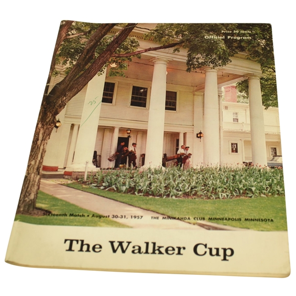 1957 The Walker Cup Program -The Minikahda Club-Minneapolis, MN-16th Event