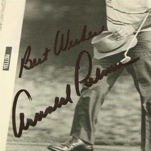 Arnold Palmer Signed Laser Wire Photo 1989 JSA COA