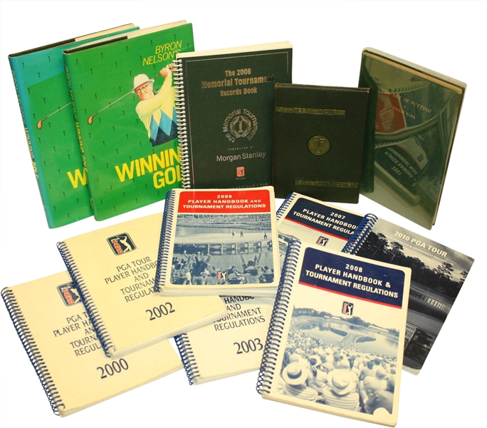 Lot of PGA Tour Handbooks