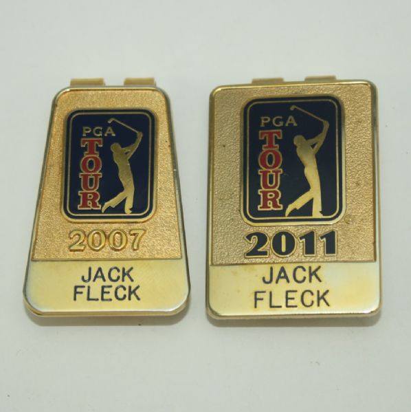 Jack Fleck's 2007 and 2011 PGA Tour Money Clips