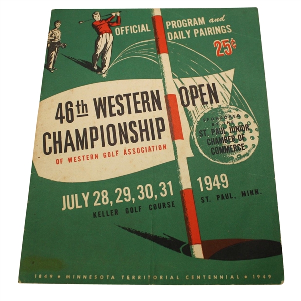 1949 Western Open Golf Championship Program - Keller Golf Course