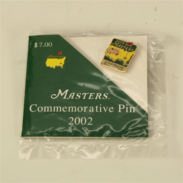 2002 Masters Commemorative Pin - Tiger's 3rd Masters Victory