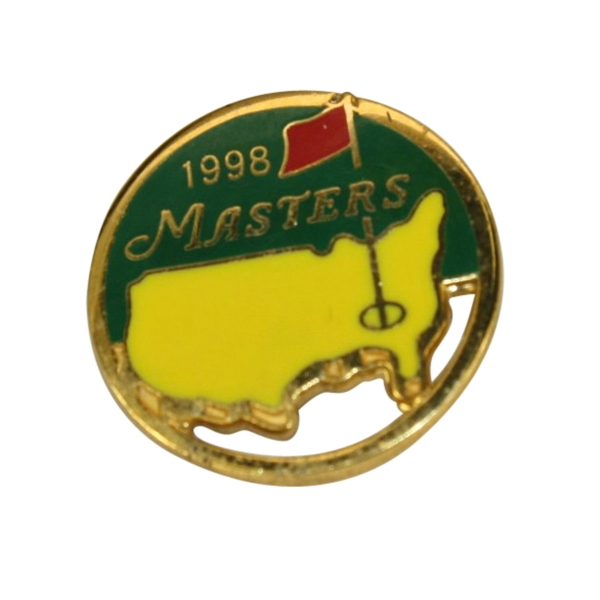 1998 Masters Commemorative Pin - O'Meara Victory