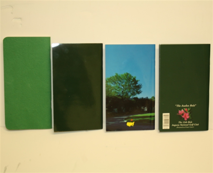 Lot of 4 Masters Yardage Guides - 1992, 1999, 2003, and Undated
