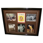 Two Ben Hogan Signed 8x10 Photos Plus Others and Times Magazine - Framed JSA COA
