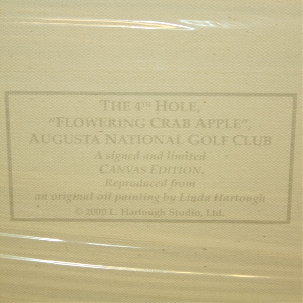 2000 Post Masters Gift - L. Hartough Signed & Limited Print - Hole 4 Flower Crab Apple w/ Orig.Packaging