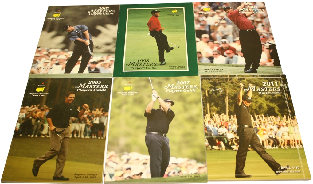 1995-2015 Masters Player Guides - Missing 2006-Media Distribution - None Sold Publicly 