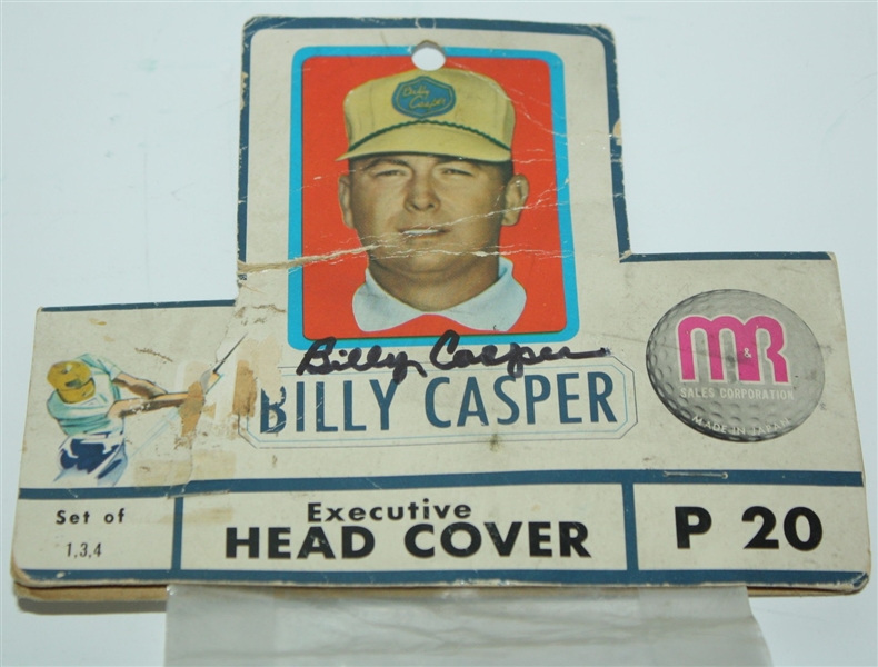 Billy Casper Signed Billy Casper Product - Set of 1,3, and 4 Head Covers JSA COA