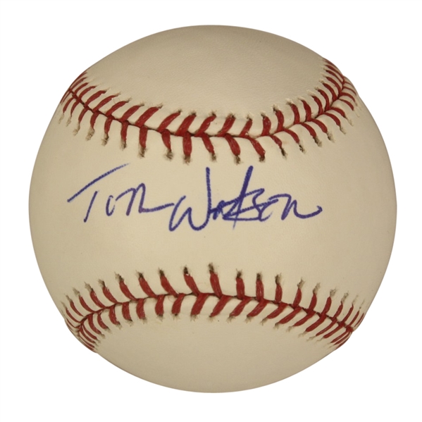 Tom Watson Signed MLB Baseball In Ink-James Spence Authentication (JSA)