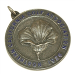 1926 Northern California Amateur Championship Runner-Up Sterling Medal - Claire Griswold