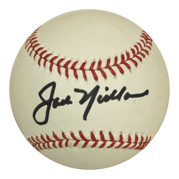 Jack Nicklaus Signed Baseball JSA COA