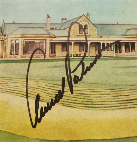 1962 British Open Program Signed by Arnold Palmer - Royal Troon JSA COA