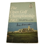 1965 British Open Program Signed by Peter Thomson - Royal Birkdale JSA COA