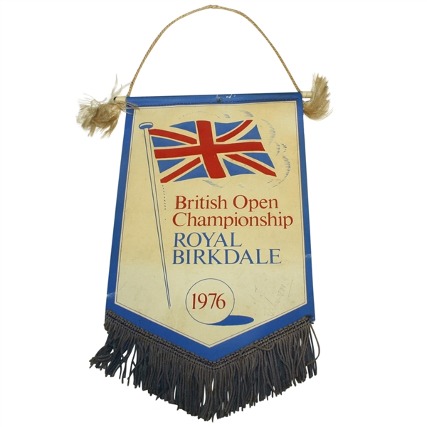 1976 British Open Small Banner - Royal Birkdale