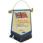 1976 British Open Small Banner - Royal Birkdale