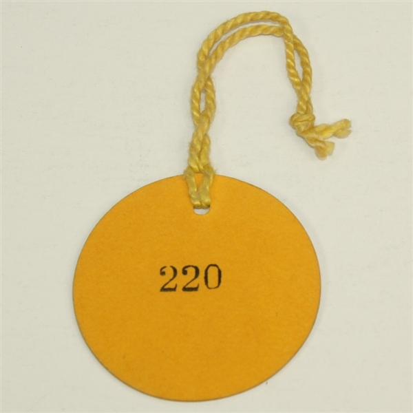 1968 Open Championship Exhibitor Badge #220 - Gary Player Winner - Carnoustie