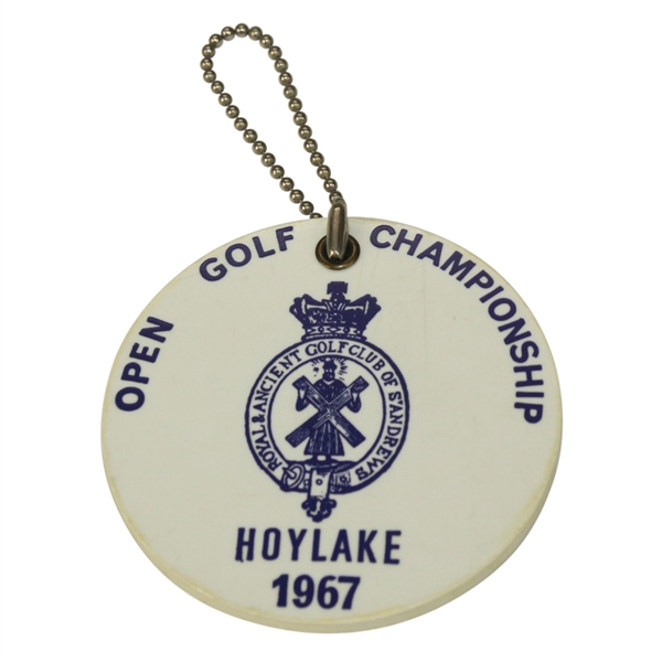 1967 Open Championship Player Bag Tag - Roberto de Vicenzo Winner - Hoylake