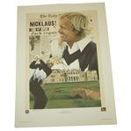 Jack Nicklaus Signed Golfer of the Century The Open 1978 Victory Print with Nicklaus Hologram JSA COA
