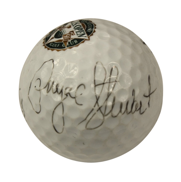 Payne Stewart Signed 1991 US Open at Hazeltine Logo Golf Ball JSA COA
