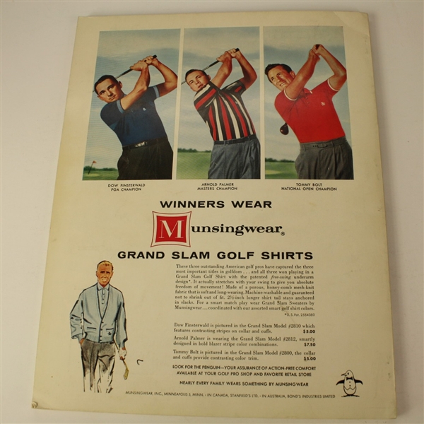 1959 PGA Championship Program at Minneapolis GC Signed by Bob Rosburg
