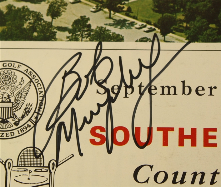 1965 US Amateur Championship Program Signed by Bob Murphy - Southern Hills CC JSA COA