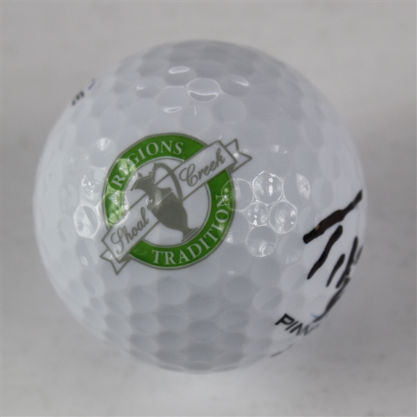 Tom Watson Signed Shoal Creek 'Regions Tradition' Logo Golf Ball JSA COA