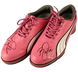 Rickie Fowler Signed Pair of PUMA Pro-Sample Smart Quill Shoes