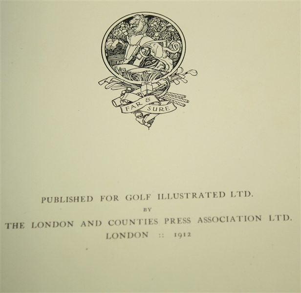 'The Royal and Ancient Game of Golf' Book #136/900 - Hilton/Smith 1912
