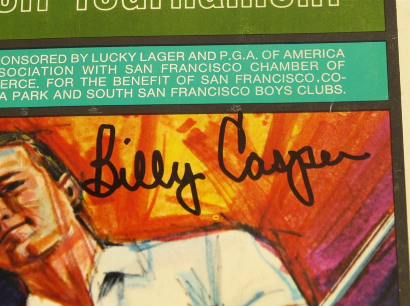 1968 Lucky International Open Program Signed by Billy Casper JSA COA