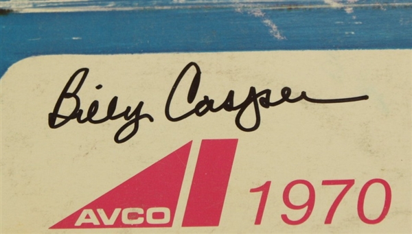 1970 AVCO Classic Program Signed by Billy Casper JSA COA