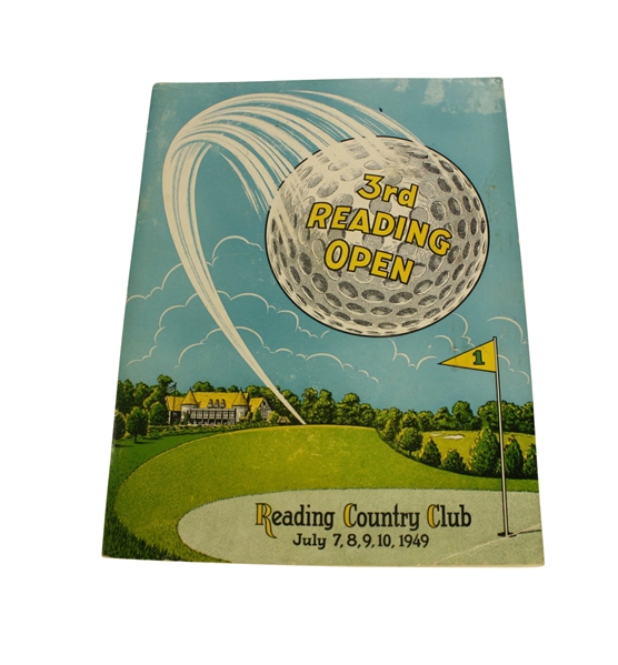 1949 Third Reading Open Championship Program - Middlecoff Winner