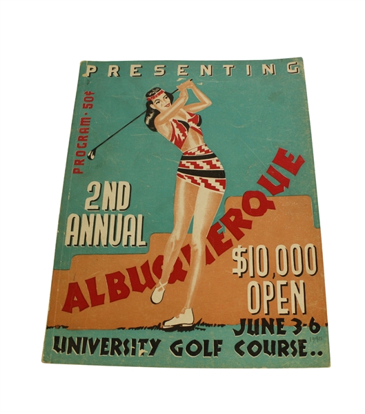 1948 Second Annual Albuquerque $10,000 Open Program - Jimmy Demaret Winner