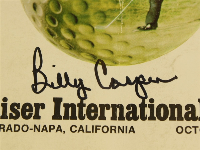 1971 Kaiser International Open Program Signed by Billy Casper JSA COA