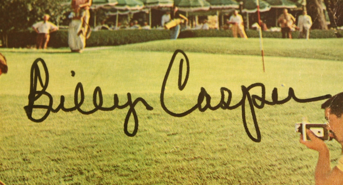 1959 US Open Championship Program Signed by Billy Casper JSA COA