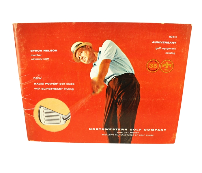 Lot 1964 Northwestern Golf Co (Chi, Il). Information Catalog, Etc.-Spokesman Byron Nelson 