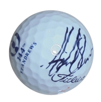 Henrik Stenson Signed 2015 Open Championship Logo Golf Ball - St. Andrews JSA COA